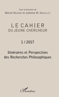 ItinéRaires Et Perspectives Des Recherches Philosophiques Marcel Nguimbi (U. A.)