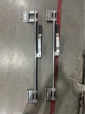 Pair UNIVERSAL 36" Steel Cargo Trailer Swing Door Hinged Bar Locks - TWO UNITS