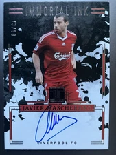 2024-25 Panini Impeccable EPL Immortal Ink Auto Javier Mascherano /99 Liverpool