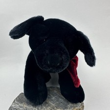 Russ Ginger Black Lab Dog Plush Puppy 9 Inch Stuffed Animal Toy