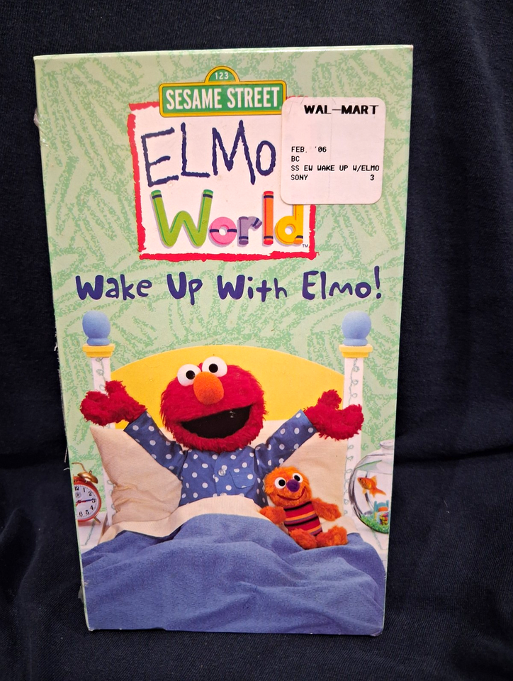Sesame Street Elmo's World: Wake Up With Elmo! VHS Sony Wonder 2002 ...
