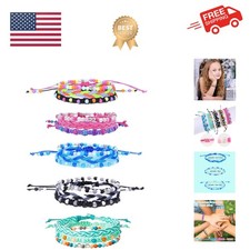 15pcs Braided Beaded Friendship Bracelets for Teens Girls Handmade Stackable ...