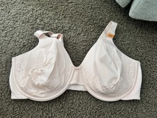 Vanity Fair Beauty Back Back Smoother Lace Full-Figure Bra 76382 Pink 38DD NWT