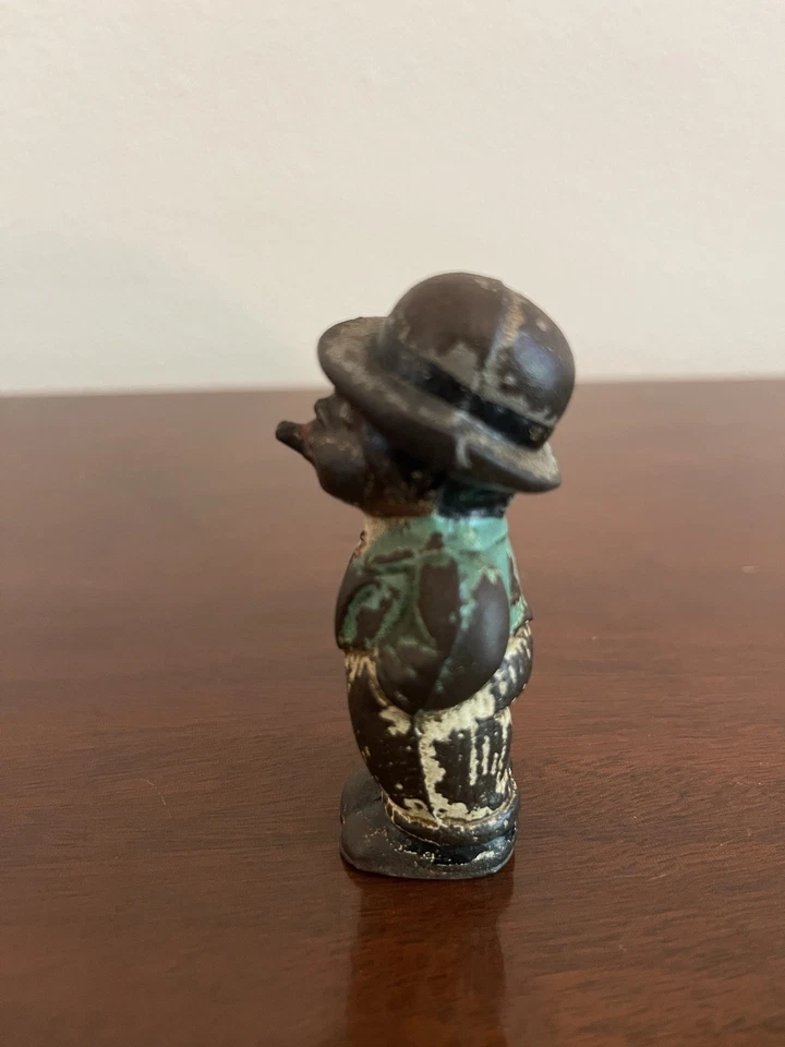 Figura de Iron Man de colección con sombrero - Personaje popular pintado de principios de 1900 Foto 4 de 4