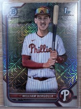 2022 Bowman Chrome - Prospects William Bergolla #BCP-159 Mojo Refractor (RC)
