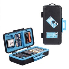 Camera Battery Memory Card Case, Memory Card Hard Protector Case Water-Resist...