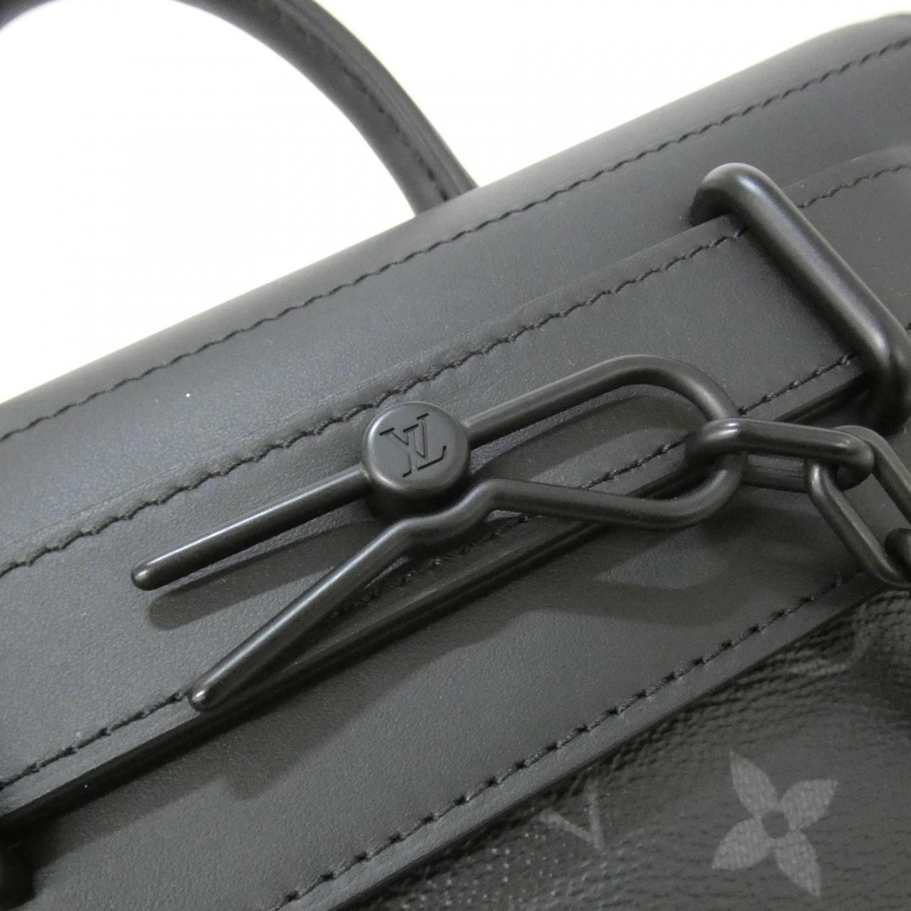 Authentic LOUIS VUITTON Monogram Eclipse Steamer … - image 4