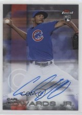 2016 Topps Finest Carl Edwards Jr #FA-CE Rookie Auto RC fl4