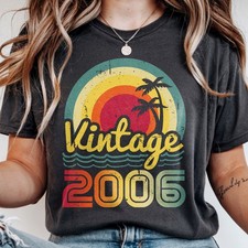 Vintage 2006 T-Shirt, 20th Birthday Tee, Retro Style Celebration