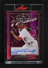 2024 Leaf Electrum Here Comes The Thunder Pink /4 Vladimir Guerrero Auto HOF v9t
