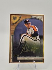 2025 Topps Museum Nolan Ryan Museum Framed Autograph 20/20 (Bookend)🔥