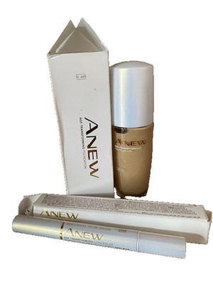 neu avon 2 x anew foundation nude /concealer fair portofrei