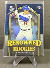 2023 Bowman Platinum - Renowned Rookies Miguel Vargas #RR-8 (RC)