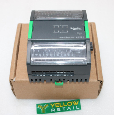 SCHNEIDER SMARTX CONTROLLER-UI-8/AO-4, SXWUI8A4X10001, TB-I/O-W1, SXWTBIOW110001