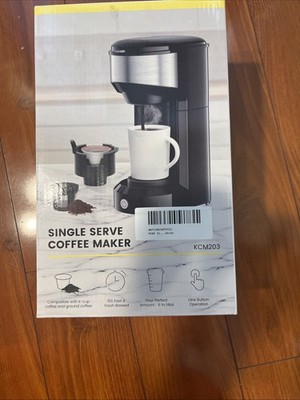Coffee Maker, Single Serve Brewer for Single Cup, One Cup Coffee Maker KCM203