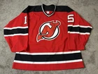 2003-04 Jamie Langenbrunner New Jersey Devils Game Used Worn NHL Hockey Jersey