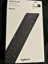 Logitech Keys to Go Super Slim Bluetooth Keyboard for iPhone, iPad, Apple TV