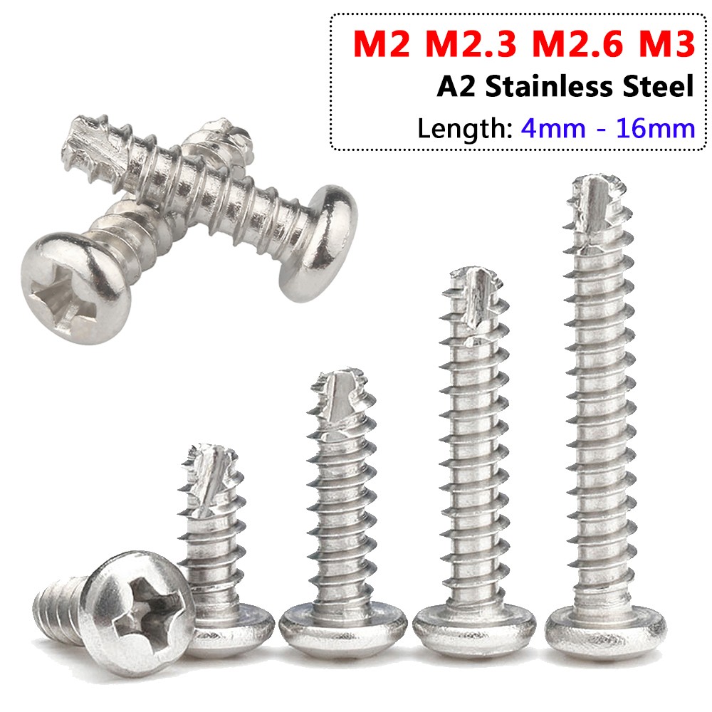 Kayfast A4 Marine Grade Stainless Steel Self-Tapping Screws – No.6, 200 Piece Mixed Pack