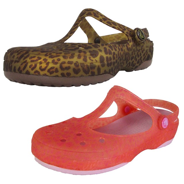 Crocs Womens Carlie Animal Wave Mary Jane Shoes Pink Lemonade/bubblegum US 7 for sale online | eBay