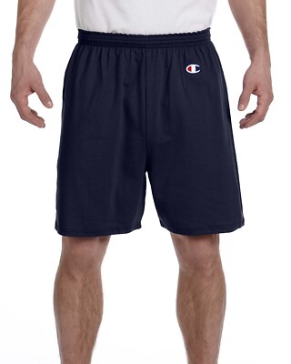 Champion Adult Gym 100% Cotton Jersey Full Athletic Fit Shorts 8187 S-3XL