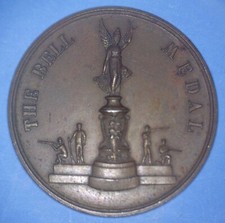 SCARCE THICK (1909) BELL MEDALLION OF SOCIETY OF MINIATURE RIFLES - *86654282 🌈