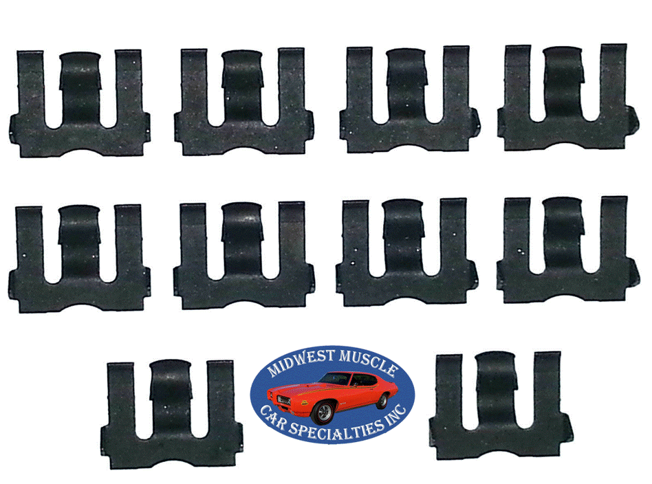 NOS Glass Window Channel Run Weatherstrip Clips Fits Chrysler