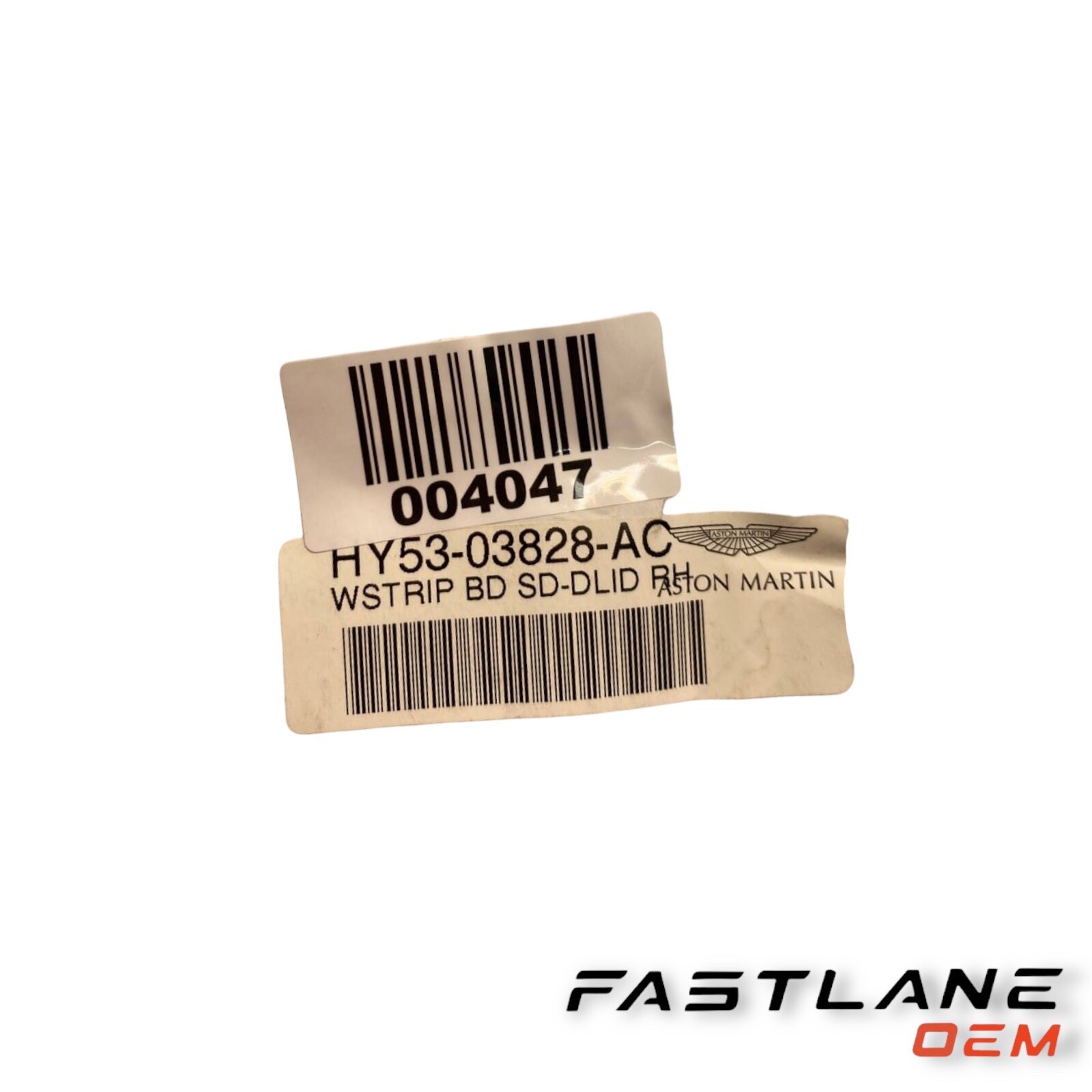 GENUINE ASTON MARTIN WSTRIP BD SD-DLID RH NEW OEM HY53-03828-AC