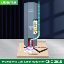 Módulo láser LASER TREE de 10 W de potencia óptica para grabadora de corte de máquina CNC 3018
