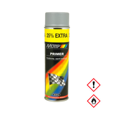 Motip Grundierung Grau Primer Acryl Spraydose Auto Lack 500ml