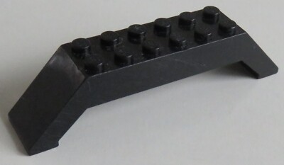 LEGO - Bogen / Arch 45  10 x 2 x 2, doppelt geneigt, schwarz # 30180