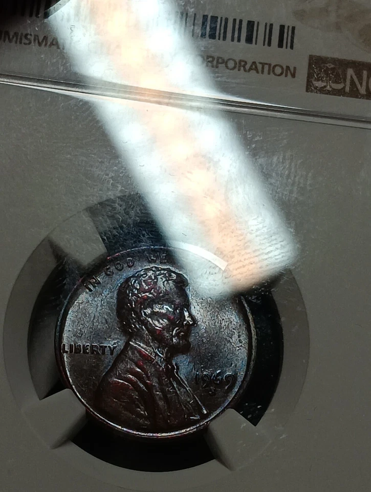 👉1969-S Stunning Toning With Eye Appeal  Ngc Graded  - Image 3 of 4