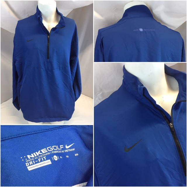nike golf dri fit lightweight 1 4 zip pullover