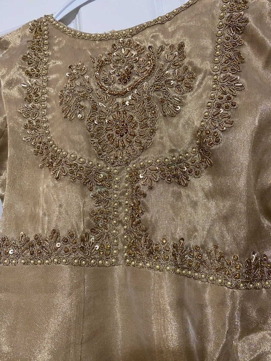 パキスタン フェンシーブティークドレス 新作 sharara Pakistani Indian Designer peplum frock with gharara pants