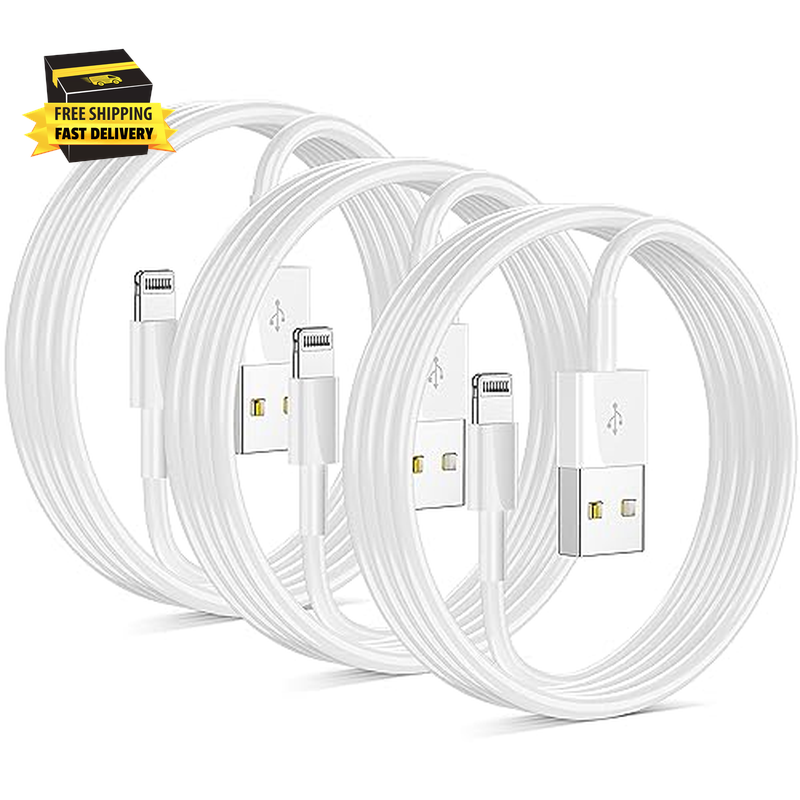 Iphone Charger Lightning Cable 6Ft 3Pack Mfi Certified Charging Cord for Apple 1-image