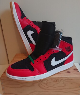 NIKE AIR JORDAN 1 MID DUNK DQ8417-006 SCHWARZ/ROT GRÖSSE 45/US11/UK10/29CM.