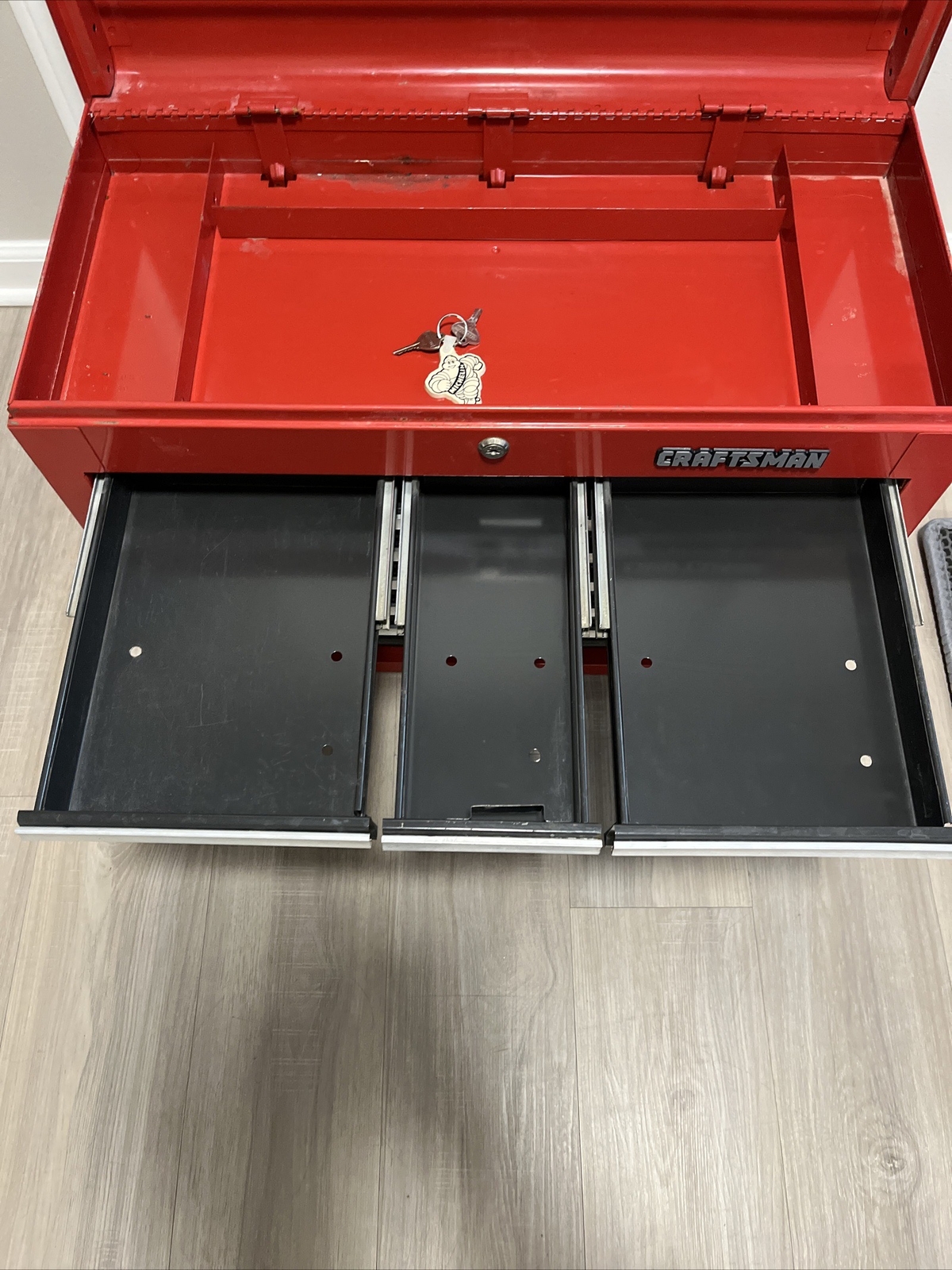 Vintage Craftsman 8 Drawer Top Tool Box! Nice Solid Condition 706.