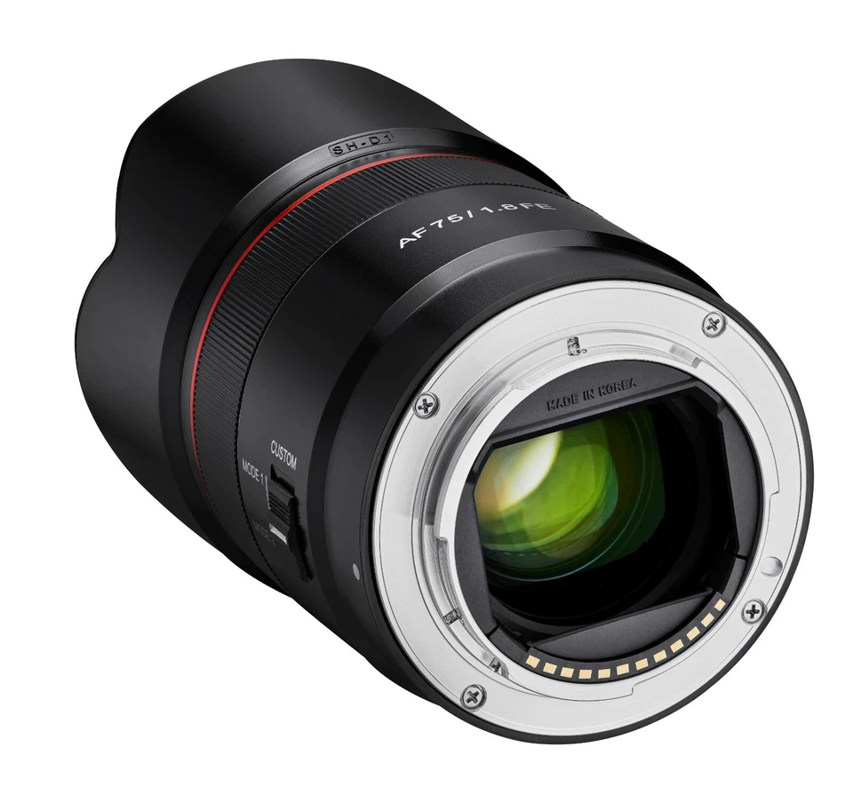 Rokinon AF 75mm f/1.8 Auto Focus High Speed Telephoto Lens for Sony E - IO75AF-E - Image 4 of 4