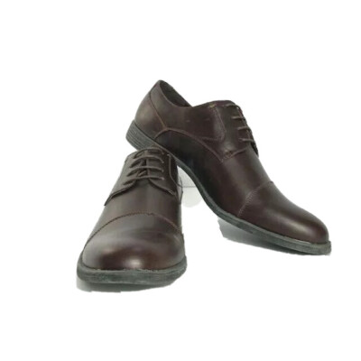 Viotti Men's Brown Casual Shoes with Laces Man Made Material Sizes 