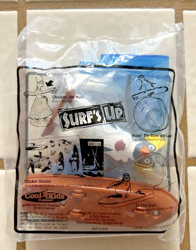 2007 CARL'S JR HAPPY MEAL TOY SURFS UP NEW IN BAG | eBay