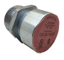 CG-50100S APPLETON 1 INCH STEEL LIQUIDTIGHT STRAIN RELIEF CONNECTOR