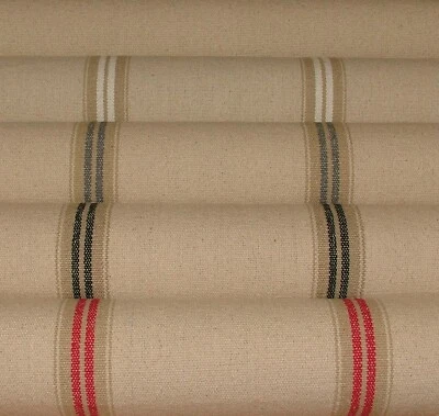Francés Grano Saco 100% Algodón Aspecto de Lino Tapicería de Cortina Cojín Craft - Imagen 1 de 4