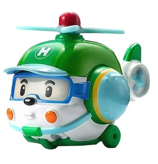 Robocar Poli Helicopter HELI Robot Transformer Car Toy Figure Action Korean TV  - Image 3 of 4
