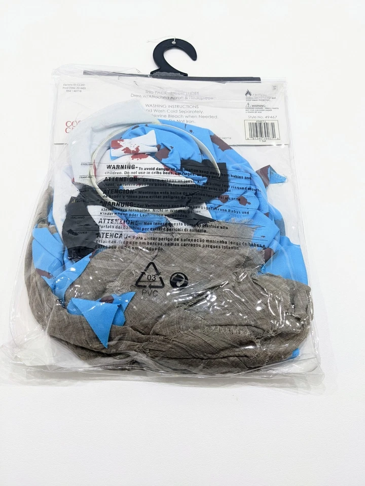 Disfraz Deadly Diner Niña Niño, Disfraz Cultura Por Franco Talla Grande Foto 3 de 4