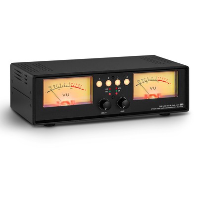 Douk Audio VU2 4-Way Musik Spektrum MIC / LINE Audio Analyzer Selector Box