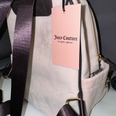 JUICY COUTURE Pink POWDER Blush HERITAGE Embroidered VELOUR  display picture 1