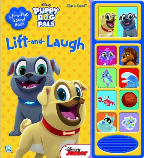 Disney Junior Puppy Dog Pals: Lift-and-Laugh Lift-a-Flap Soun (Libro di cartone)