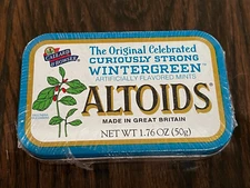 Vtg Altoids Wintergreen Gaultheria Procumbens Collectible Great Britain Sealed