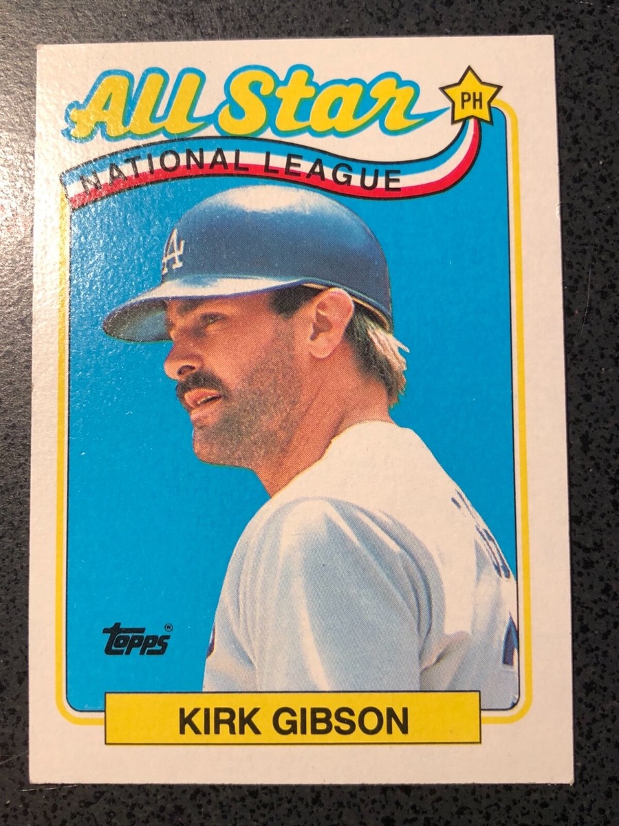 1988 Topps Kirk Gibson All Star #396 Los Angeles Dodgers