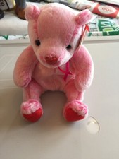 Ty Beanie Babies Romance The Pink Version Valentine Bear