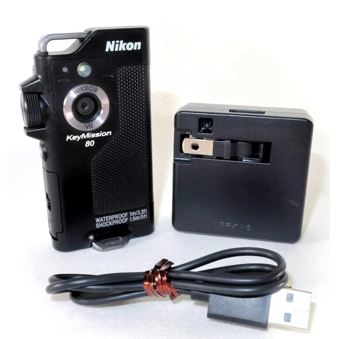 Nikon KeyMission BK 80 Black Waterproof Wearable Camera action